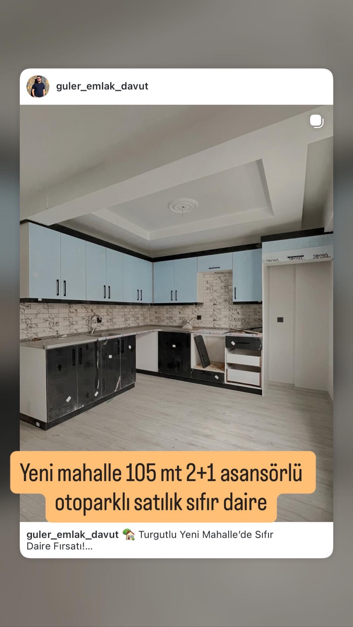 ACİL SATILIK 105 M2 2+1  OTOPARKLI ASANSÖRLÜ