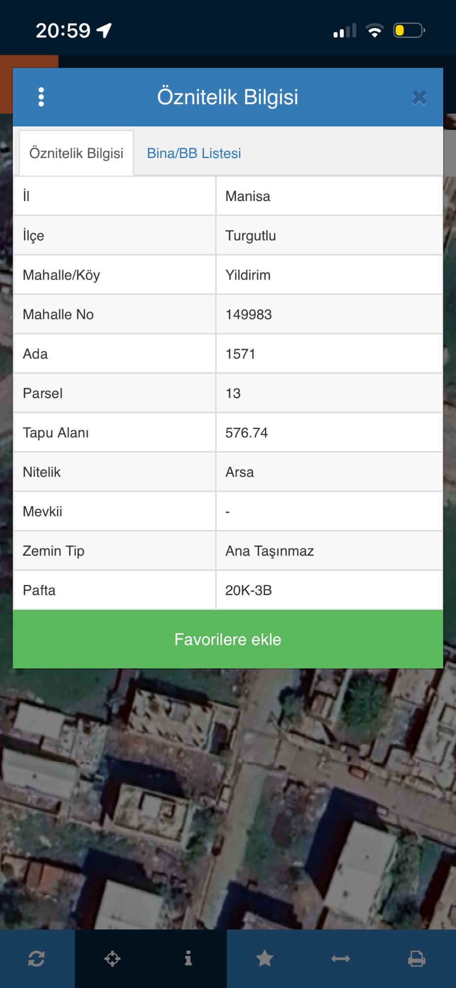 MUSTAFA KEMALDE TİCARİ+KONUT İMARLI 576 M2 ARSA